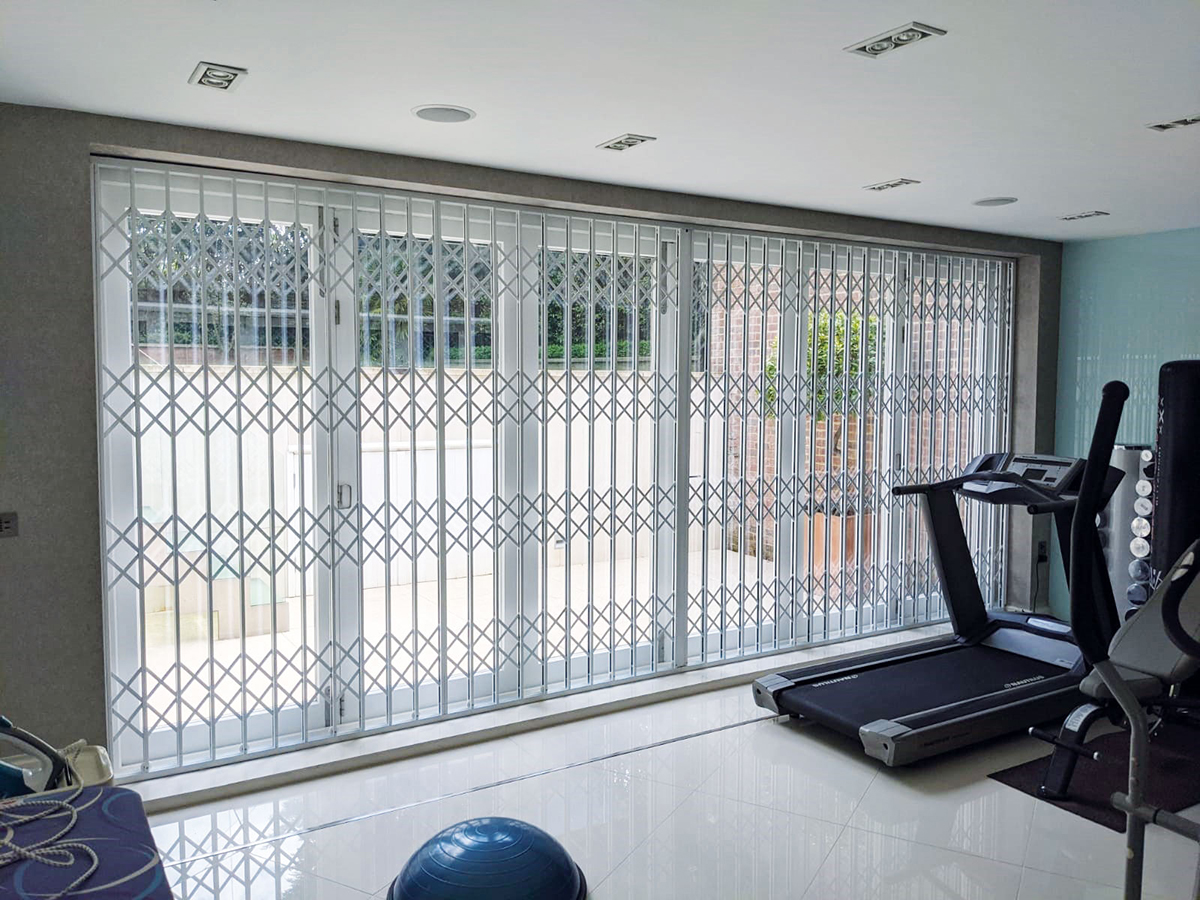 security Grilles - Home Gym